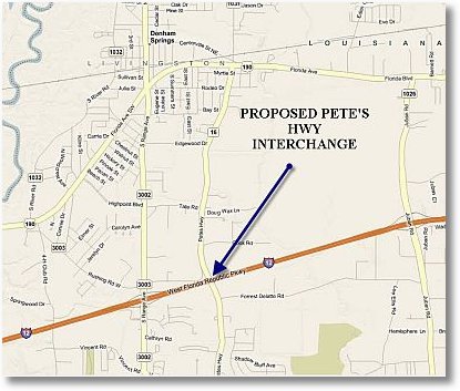 denham springs appraisers petes hwy interchange