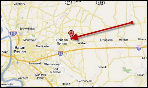 Summerfield-Subdivision-Denham-Springs-map